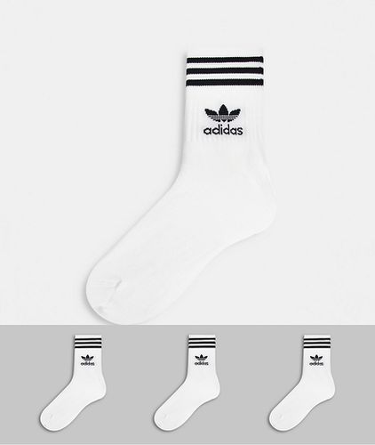 Adicolor - Lot de 3 paires de chaussettes mi-longues à logo trèfle - Adidas Originals - Modalova