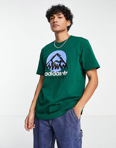 Adventure - T-shirt avec grand imprimé sur le devant - Adidas Originals - Modalova