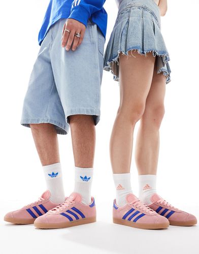 Gazelle - Baskets à semelle en caoutchouc - Rose/bleu - Adidas Originals - Modalova