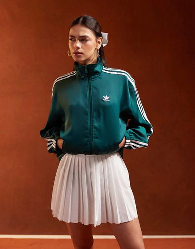 Haut de survêtement ample en satin - Adidas Originals - Modalova