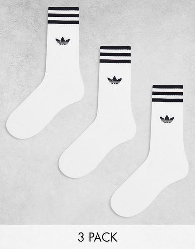 Lot de 3 paires de chaussettes à trois bandes - Adidas Originals - Modalova