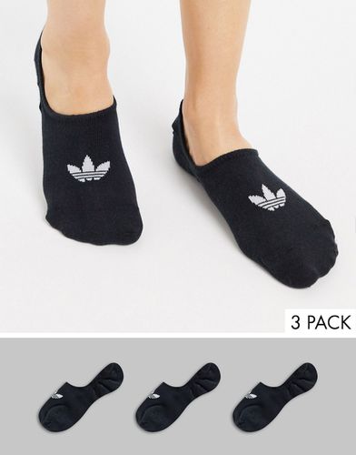 Lot de 3 paires de chaussettes invisibles - Noir - Adidas Originals - Modalova