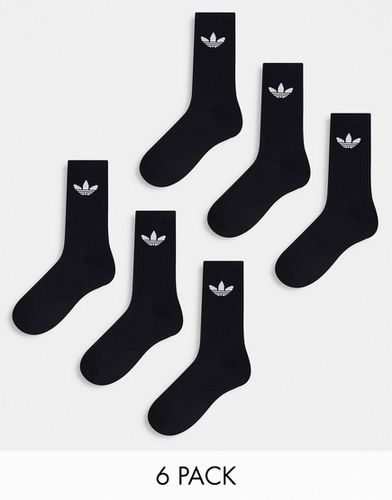 Lot de 6 paires de chaussettes à motif trèfle - Adidas Originals - Modalova