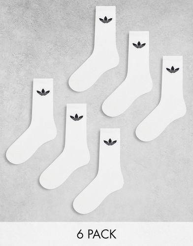 Lot de 6 paires de chaussettes à logo trèfle - Adidas Originals - Modalova