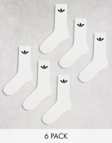 Lot de 6 paires de chaussettes à logo trèfle - Adidas Originals - Modalova