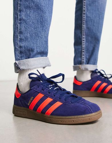 Munchen - Baskets avec semelle en caoutchouc - Bleu et - Adidas Originals - Modalova