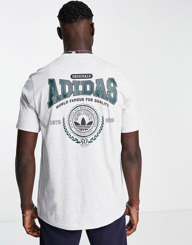 Preppy Varsity - T-shirt à grand logo - Adidas Originals - Modalova