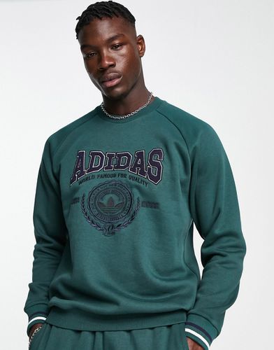 Preppy Varsity - Sweat à grand logo - université - Adidas Originals - Modalova