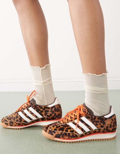 SL 72 OG - Baskets  imprim lopard - Adidas Originals - Modalova