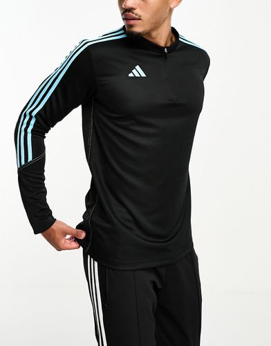 Adidas - Football Tiro 23 - Sweat à col zippé - /bleu - Adidas Performance - Modalova