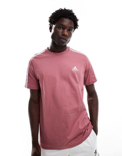 Essentials - T-shirt en jersey avec 3 bandes - Adidas Performance - Modalova