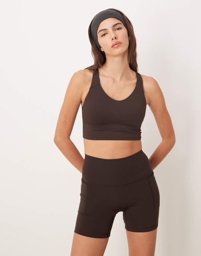 Three Stripes Studios - Short moulant - Marron - Adidas Performance - Modalova