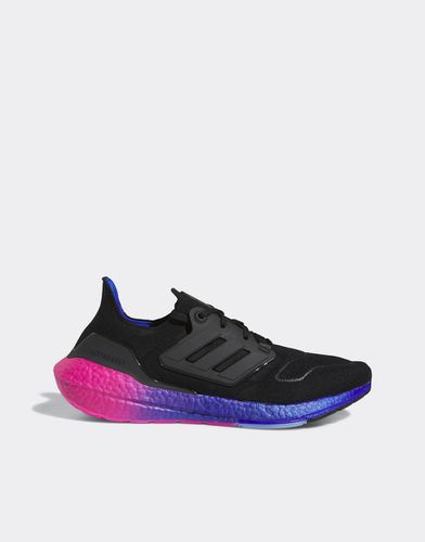 Adidas Running - Ultraboost 22 - Baskets avec semelle colorée effet dégradé - Noir - Adidas Performance - Modalova