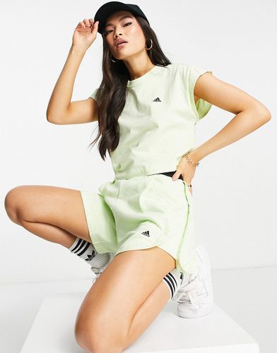 Adidas - Sportswear - T-shirt à manches ajourées - citron - adidas performance - Modalova