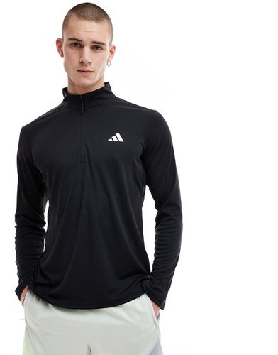 Adidas Training - Essentials - T-shirt à col zippé - Adidas Performance - Modalova