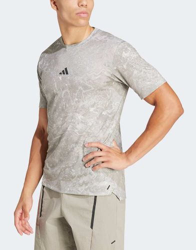 Adidas Training - Essentials - T-shirt imprimé - Gris - Adidas Performance - Modalova