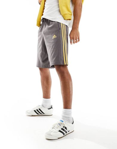 Adidas Training - Short en jersey à trois bandes - Anthracite - Adidas Performance - Modalova