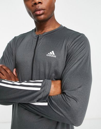 Adidas Training - Train 365 - T-shirt manches longues à col zippé - Adidas Performance - Modalova