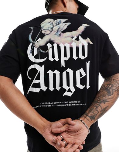 T-shirt oversize à imprimé cupidon au dos - Adpt - Modalova