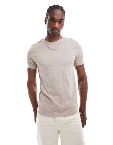 Brace - T-shirt en coton brossé - Beige - Allsaints - Modalova