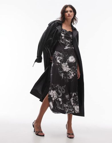 Hadley - Robe longue satinée à imprimé - Exclusivité ASOS - Allsaints - Modalova