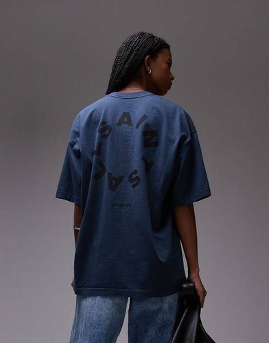 Tierra - T-shirt oversize - marine - Allsaints - Modalova