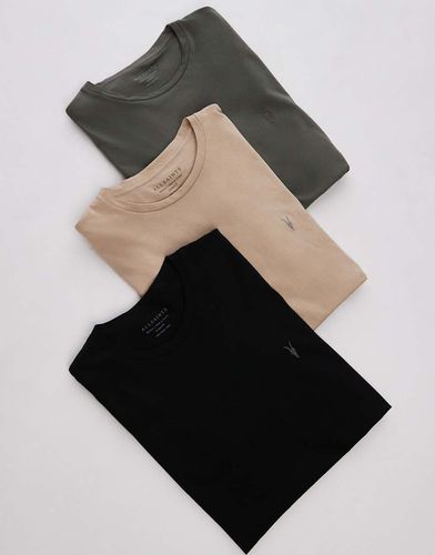 Tonic - Lot de 3 t-shirts - Noir, vert et blanc - Allsaints - Modalova