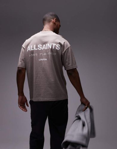 Underground - T-shirt oversize - Allsaints - Modalova