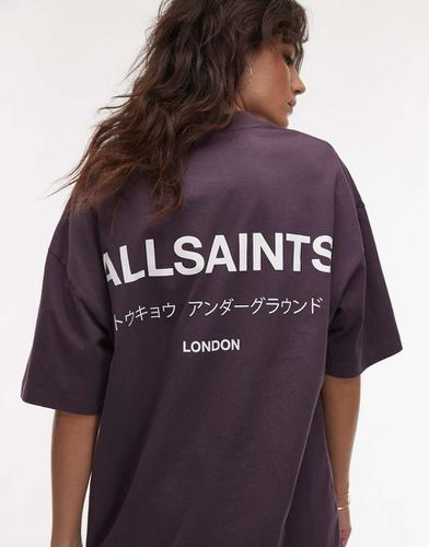 Underground - T-shirt oversize - cosmique - Allsaints - Modalova