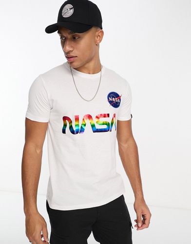 T-shirt à logo NASA réfléchissant - Alpha Industries - Modalova