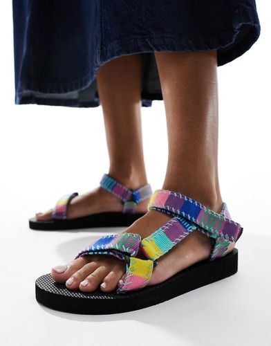 Trekky - Sandales imprimées effet patchwork - Arizona Love - Modalova