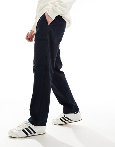Pantalon ajusté en tissu à cordon de serrage - Armani Exchange - Modalova