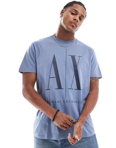 T-shirt avec logo sur le devant - Armani Exchange - Modalova