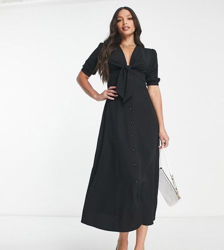 ASOS DESIGN Tall - Robe courte boutonnée nouée devant - Asos Tall - Modalova