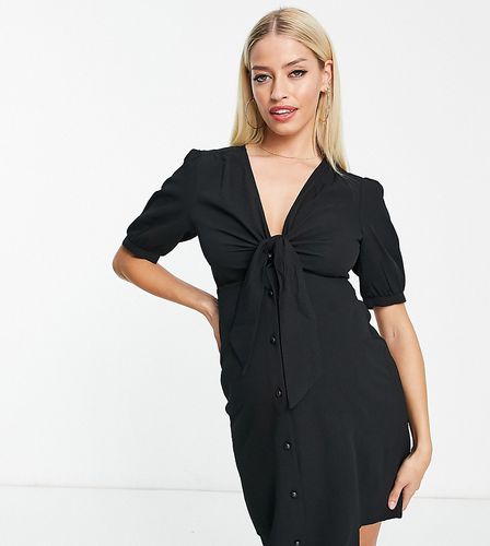 ASOS DESIGN Maternity - Robe courte boutonnée nouée devant - Asos Maternity - Modalova