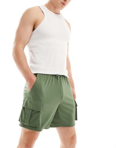 Short de sport en jersey technique avec poche cargo - Kaki - Asos 4505 - Modalova