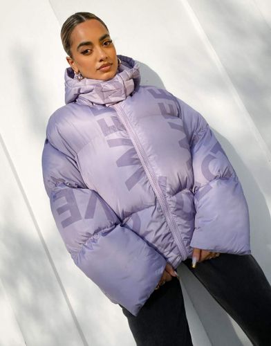ASOS - Weekend Collective - Doudoune oversize à motif monogramme - Lilas - Asos Weekend Collective - Modalova