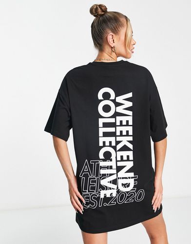 ASOS - Weekend Collective - Robe t-shirt oversize imprimée au dos - Asos Weekend Collective - Modalova