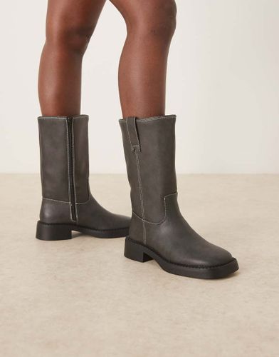 Colby - Bottes de camionneur  enfiler hauteur genou - vintage - Asos Design - Modalova
