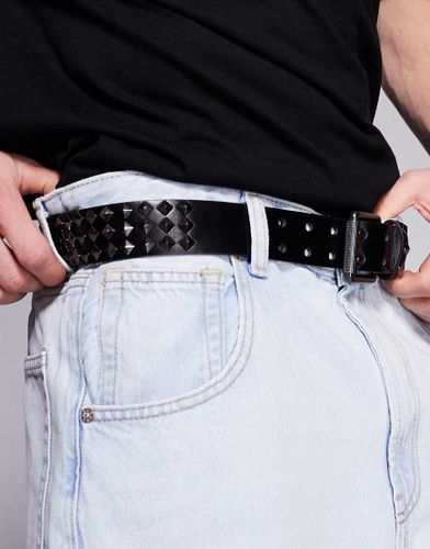 Ceinture avec clous losanges pyramidaux - Asos Design - Modalova