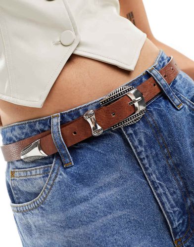 Ceinture taille et hanches style western - Fauve - Asos Design - Modalova