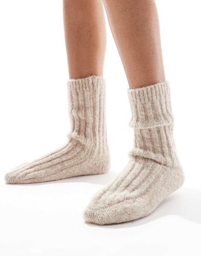 Chaussettes confort chunky - Grège - Asos Design - Modalova