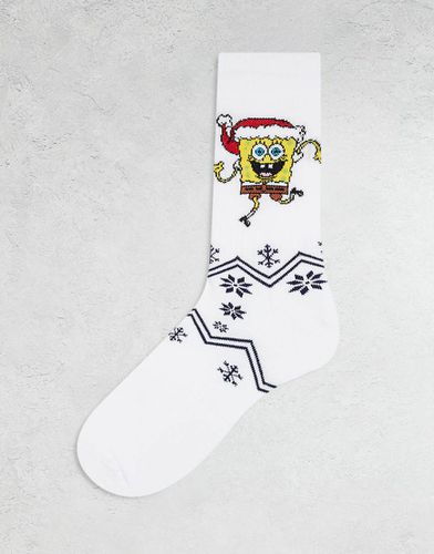 Chaussettes à imprimé Bob l'éponge - Asos Design - Modalova