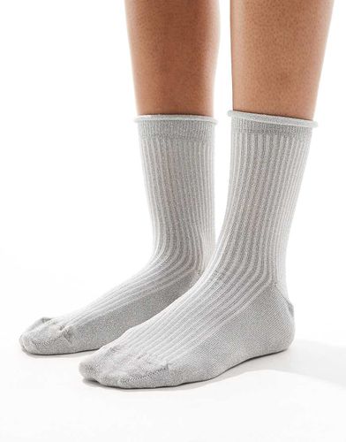 Chaussettes métallisées hauteur cheville - Asos Design - Modalova