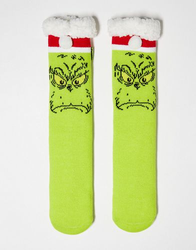 Chaussons-chaussettes de Noël à motif Grinch - Asos Design - Modalova