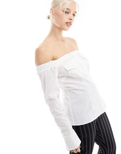 Chemise à épaules dénudées avec poches - Asos Design - Modalova