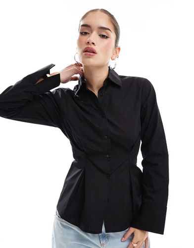 Chemise cintrée à la taille en popeline - Asos Design - Modalova