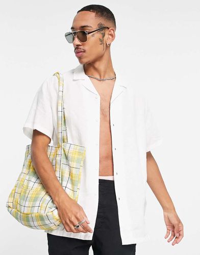 Chemise coupe classique en lin avec col à revers - Asos Design - Modalova