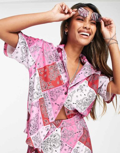 Chemise d'ensemble oversize à imprimé bandana - Asos Design - Modalova