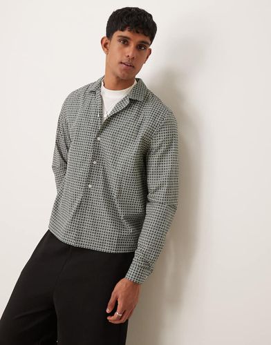 Chemise décontractée coupe carrée à carreaux - Asos Design - Modalova